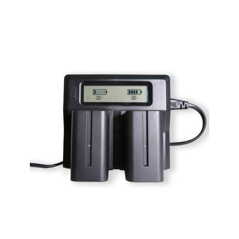 PROLUX 2 BATER&Iacute;AS PLF-550 + CARGADOR DOBLE DUAL LED-BATER&Iacute;AS Y CARGADORES-Apodax