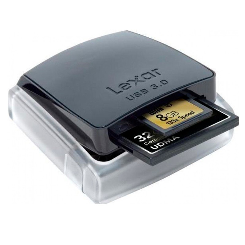 Lexar Lector Professional SD/CF USB 3.0-LECTORES y ADAPTADORES-Apodax