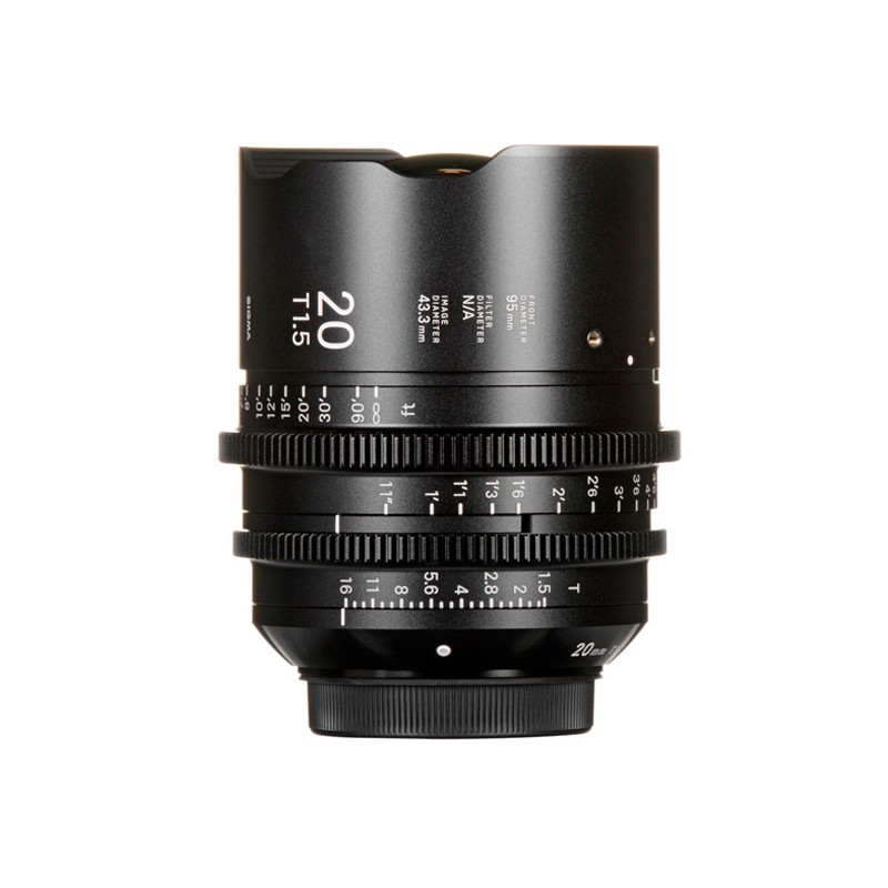 SIGMA 20MM T1.5 FF F/CE (METRIC)-&Oacute;PTICAS FIJAS CINE-Apodax