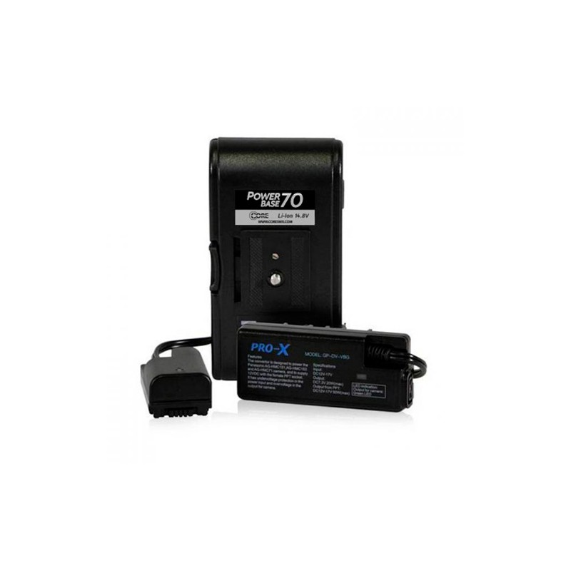 CoreSWX PB70 for Panasonic VBG style camcorders-BATER&Iacute;AS Y CARGADORES-Apodax