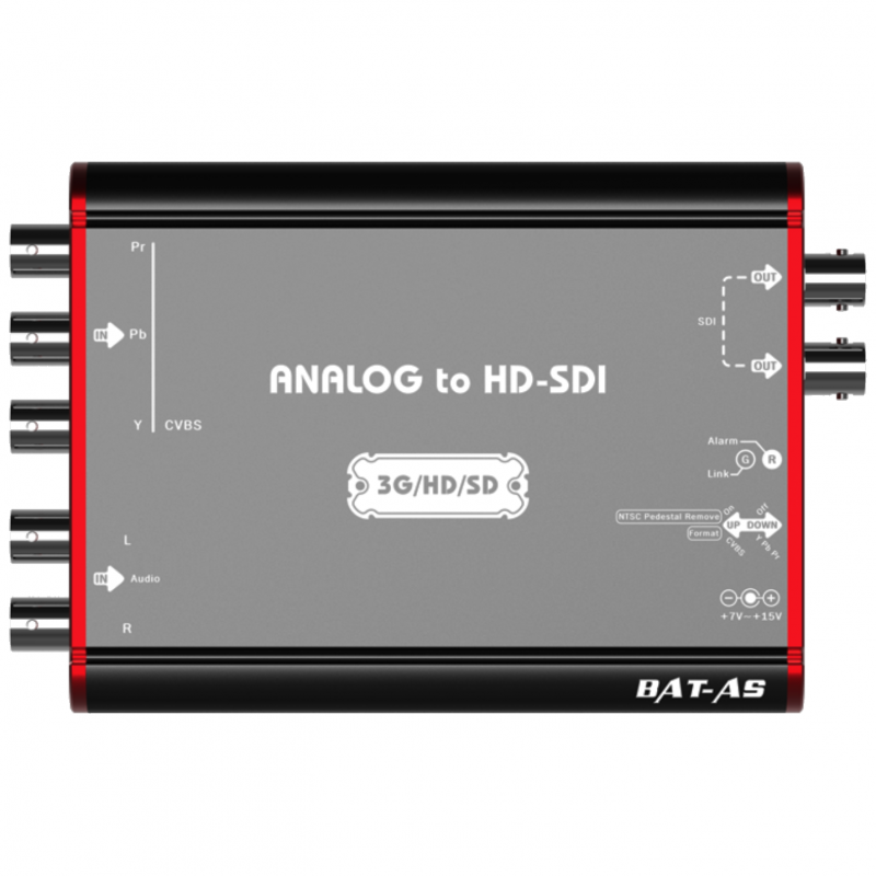 Lumantek BAT-AS Convertidor Analog a HD-SDI-CONVERSORES -Apodax