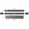 AVMATRIX MSS0811 1RU 8 × 8 Conmutador de matriz 3G-SDI