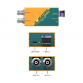 AVMATRIX FE1121 Extensor de fibra óptica 3G-SDI