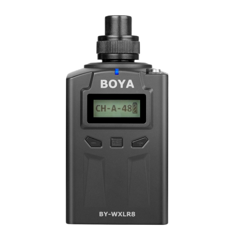 Boya Transmisor inal&aacute;mbrico UHF Pro enchufable WXLR8PRO-MICROS INAL&Aacute;MBRICOS-Apodax