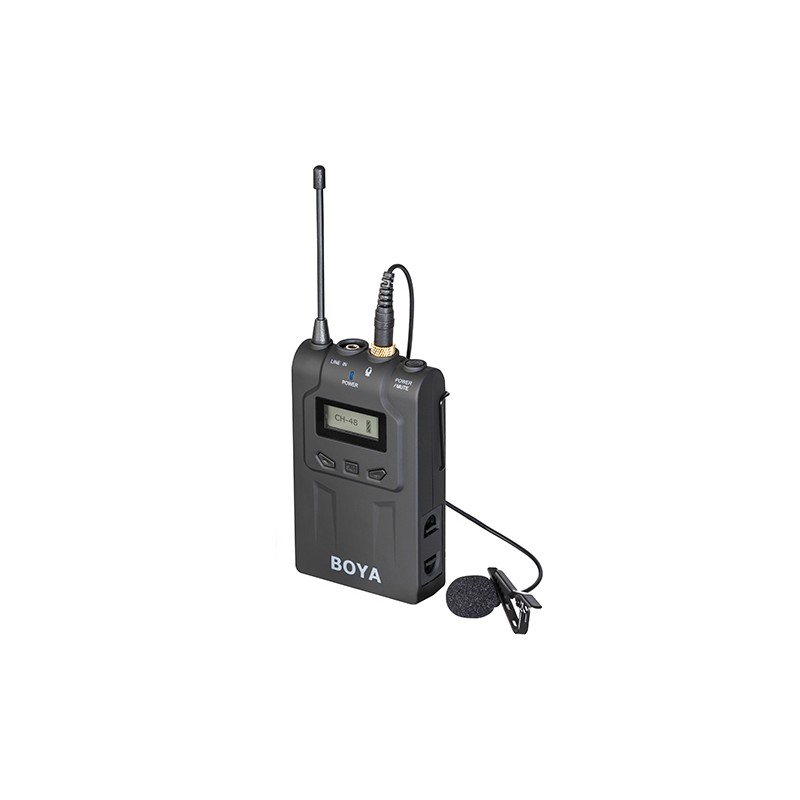 Boya Transmisor inal&aacute;mbrico UHF Pro TX8-MICROS BROADCAST-Apodax