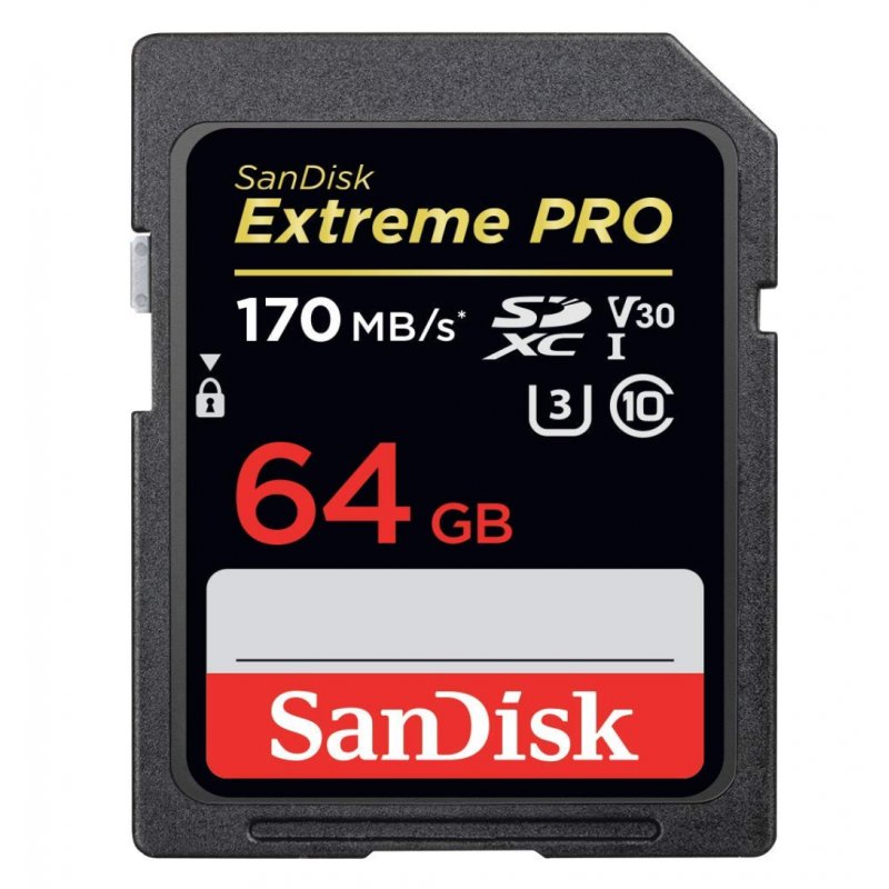 SanDisk Extreme PRO SDXC 64 GB hasta 170 MB/s-SDHC/SDXC-Apodax