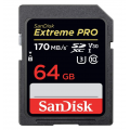 SanDisk Extreme PRO 64 GB hasta 170 MB/s Tarjeta de Memoria SDXC