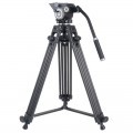 Gizomos G-1506C Carbon Fiber Video tripod system