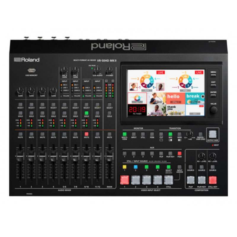 Roland VR-50HD MK II-MEZCLADORES DE STREAMING-Apodax