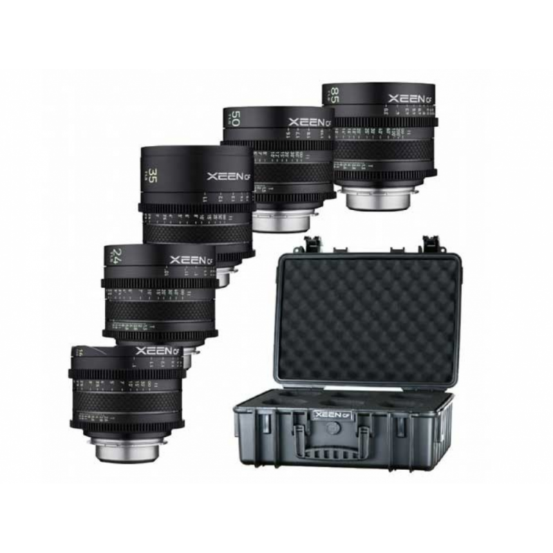SAMYANG XEEN CF PACK DE 5 OPTICAS (A elegir) + Maleta-&Oacute;PTICAS FIJAS CINE-Apodax