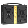 Nanlite cargador Dual para baterias V-mount 26 V