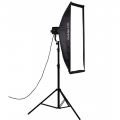 NANLITE SOFTBOX RECTA 45 X 110 CM + NIDO DE ABEJA EC-110X45