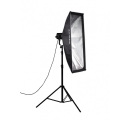 NANLITE SOFTBOX RECTA 45 X 110 CM + NIDO DE ABEJA EC-110X45