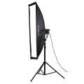 NANLITE SOFTBOX STRIP 30 X 140 CM + NIDO DE ABEJA EC-140X30