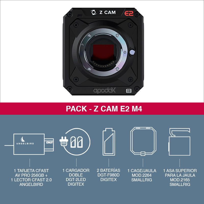 Pack Z-Cam E2 M4-CINE DIGITAL-Apodax