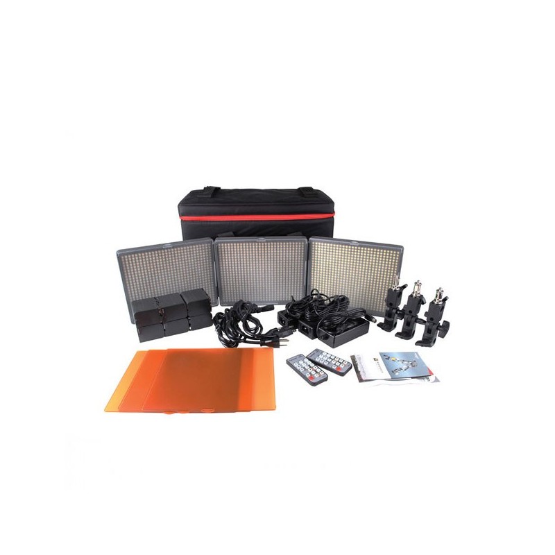 APUTURE PANELES LED. Mod. HR672 KIT BICOLOR CCC-PANELES LED -Apodax
