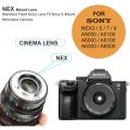 Lente de cine con enfoque manual Meike 25 mm T2.2 (montura E)
