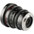 Lente de cine gran angular Meike de 12 mm T2.2 con enfoque manual (montura MFT)
