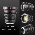 Lente de cine de enfoque manual Meike 85 mm T2.2 (montura MFT)