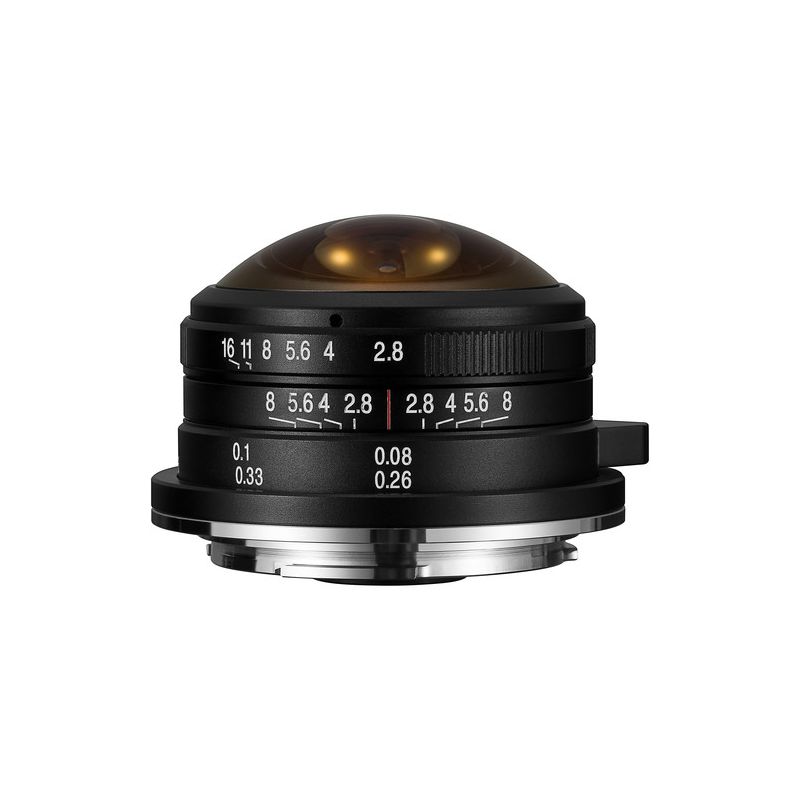 Laowa 4mm F2.8 Fisheye circulaire Micro 4/3-&Oacute;PTICAS FIJAS CINE-Apodax