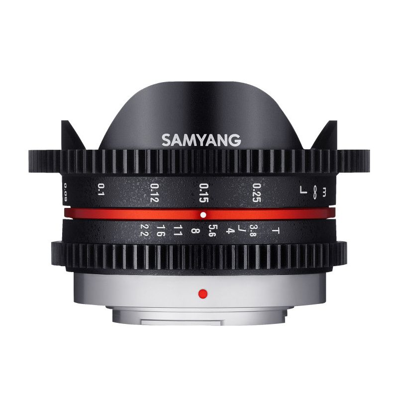 Samyang 7.5mm T3.8 Cinema UMC Fisheye MFT (Micro 4/3 )-&Oacute;PTICAS FIJAS FOTO-Apodax
