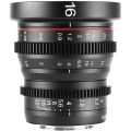 Lente de cine gran angular Meike 16 mm T2.2 de enfoque manual (montura MFT)