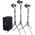 CAME-TV Boltzen Pack de 3 Luces LED Bi-Color Fresnel
