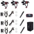 CAME-TV Boltzen Pack de 3 Luces LED Bi-Color Fresnel