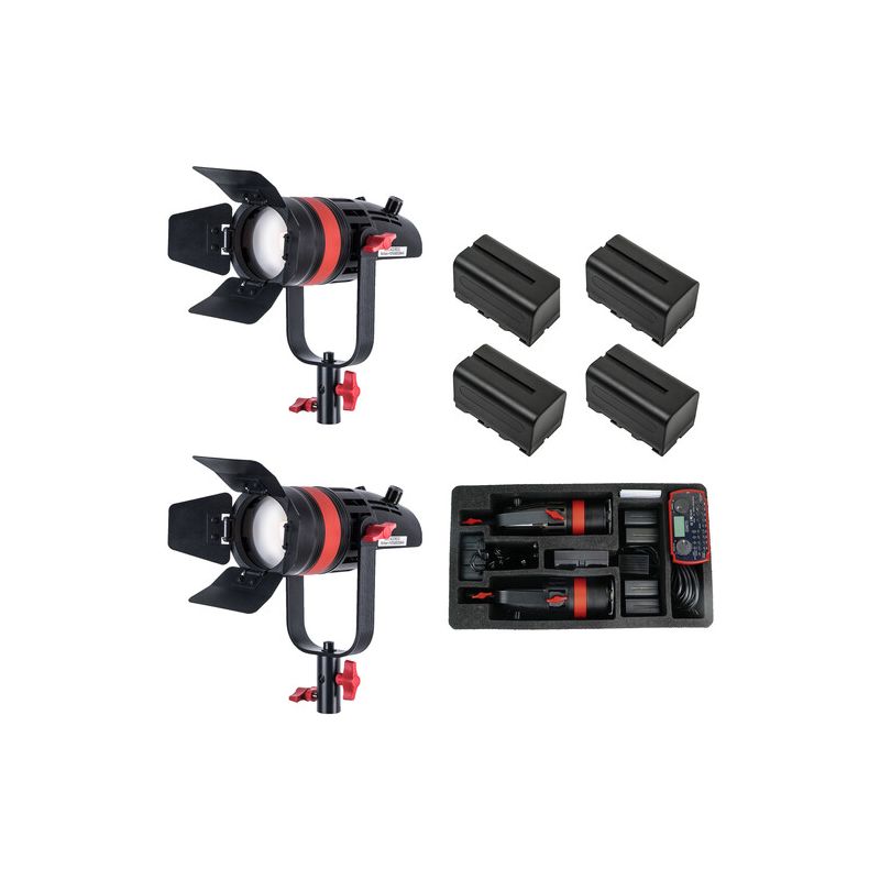 Came-TV Q-55S-4BATTERY-FRESNEL LED-Apodax