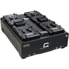 Core SWX Fleet Q4Si Four-Position Charger with Voltbridge Wireless (V-Mount)
