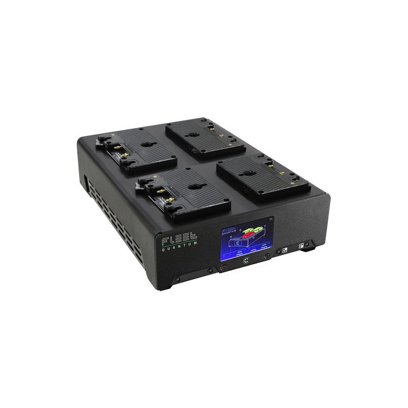 Core SWX FLEET Quantum 4-Position Charger with Touchscreen Color LCD (Gold Mount)-CORE SWX-Apodax
