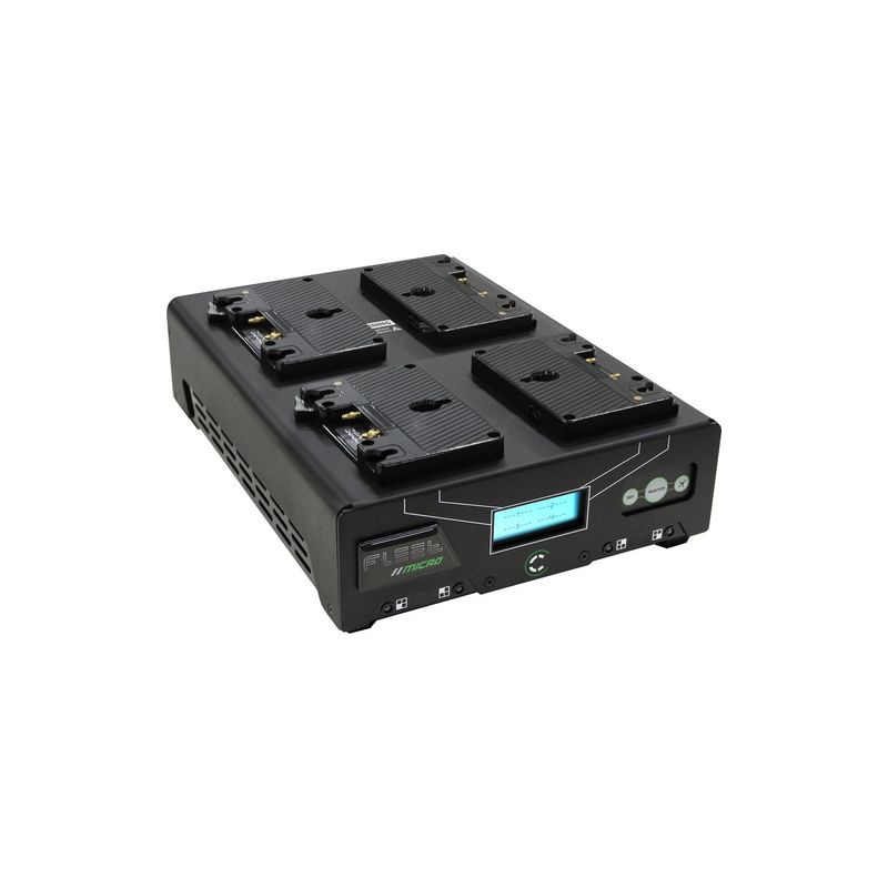 Core SWX Fleet Micro 3A Digital Quad Charger for Gold Mount Batteries-CORE SWX-Apodax