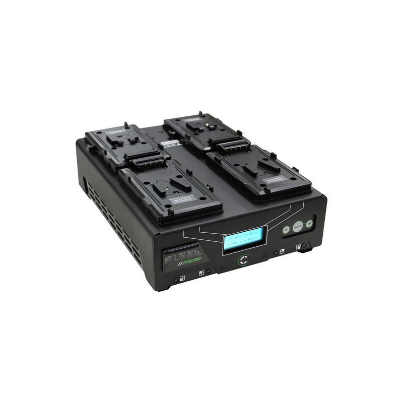 Core SWX Fleet Micro 3A Digital Quad Charger for V-Mount Batteries-CORE SWX-Apodax
