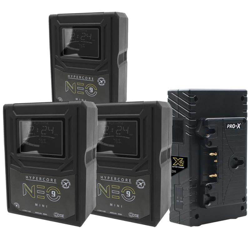 Core SWX 3 x NEO 9AG Gold Mount Battery & Charger Kit-CORE SWX-Apodax