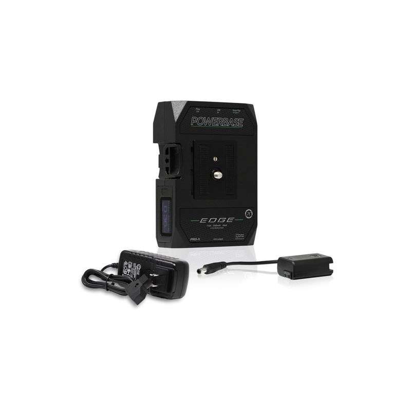 Core SWX Powerbase EDGE Battery with NP-FW50 Cable & D-Tap Charger-CORE SWX-Apodax