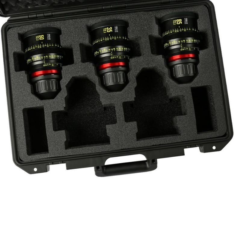 Meike Kit 3 Opticas de Cine Full Frame T2.1-&Oacute;PTICAS FIJAS CINE-Apodax