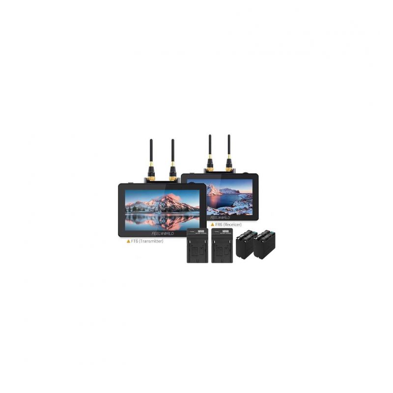 FEELWORLD FT6 + FR6 (RECEPTOR Y TRANSMISOR)-TRANSMISI&Oacute;N DE SE&Ntilde;AL-Apodax