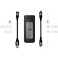 Glyph Technologies 2TB Atom USB 3.1 Type-C External SSD (Silver)