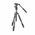 Manfrotto Befree Live - Bloqueo palanca - Aluminio - Negro