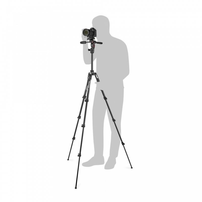 Manfrotto Befree 3 Way Live Advanced - Bloq.palanca - Alum.-Manfrotto-Apodax