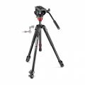 Kit video con trípode de aluminio 190X y rótula fluida 500
