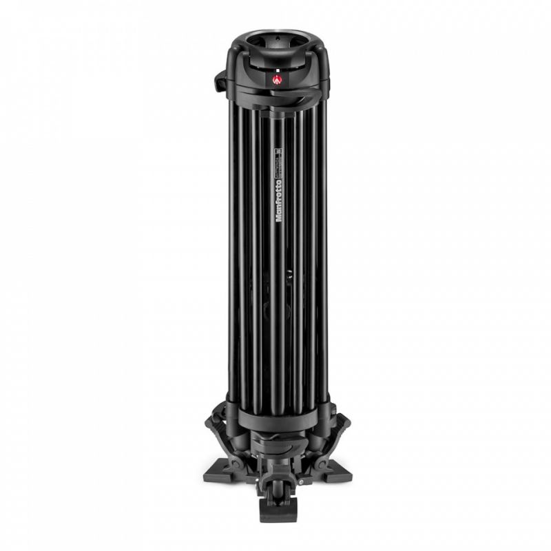 Manfrotto Trip. video TWIN. Para semi esfera 100/75 Aluminio. Est. Suelo-Manfrotto-Apodax