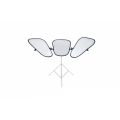 Manfrotto Triflector MKII Paneles Marco + Plata / Blanco
