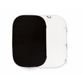 Manfrotto Fondo plegable liso 1,8 x 2,75m Negro / Blanco