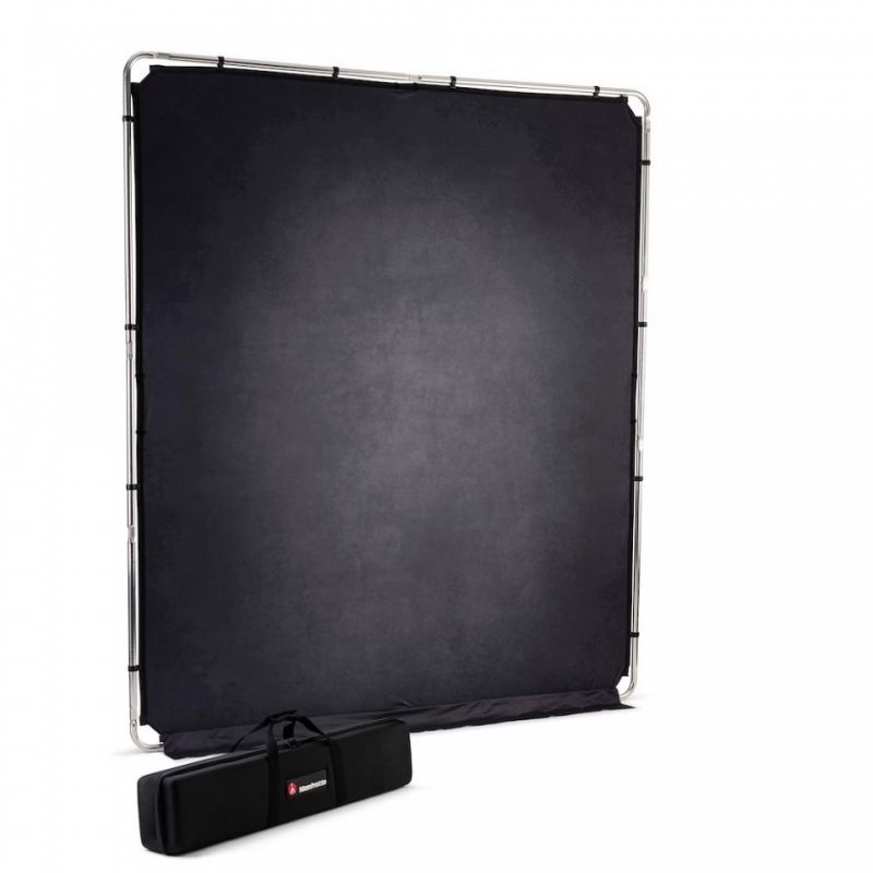 Manfrotto EzyFrame fondo Vintage 2 x 2,3m (6'7" x 7'5") Pewter-FONDOS-Apodax