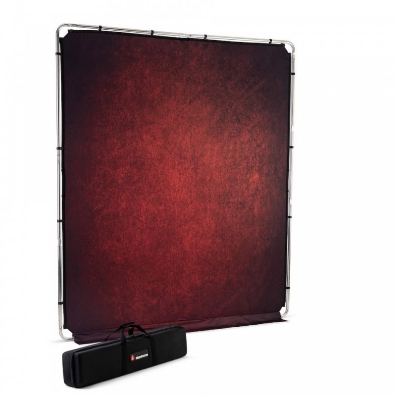 Manfrotto EzyFrame fondo Vintage 2 x 2,3m (6'7" x 7'5") Crimson-FONDOS-Apodax