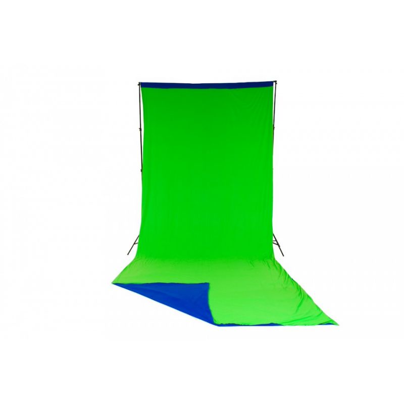 Manfrotto Chromakey - fondo cortina tela reversible 3m x 7m (10' x 24') Azul / Verde-FONDOS-Apodax