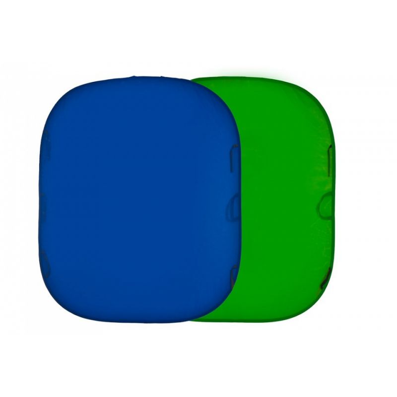 Manfrotto Fondo plegable 1,5m x 1,8m (5' x 6') Chromakey Azul / verde-FONDOS-Apodax