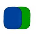 Manfrotto Fondo plegable 1,5m x 1,8m (5' x 6') Chromakey Azul / verde