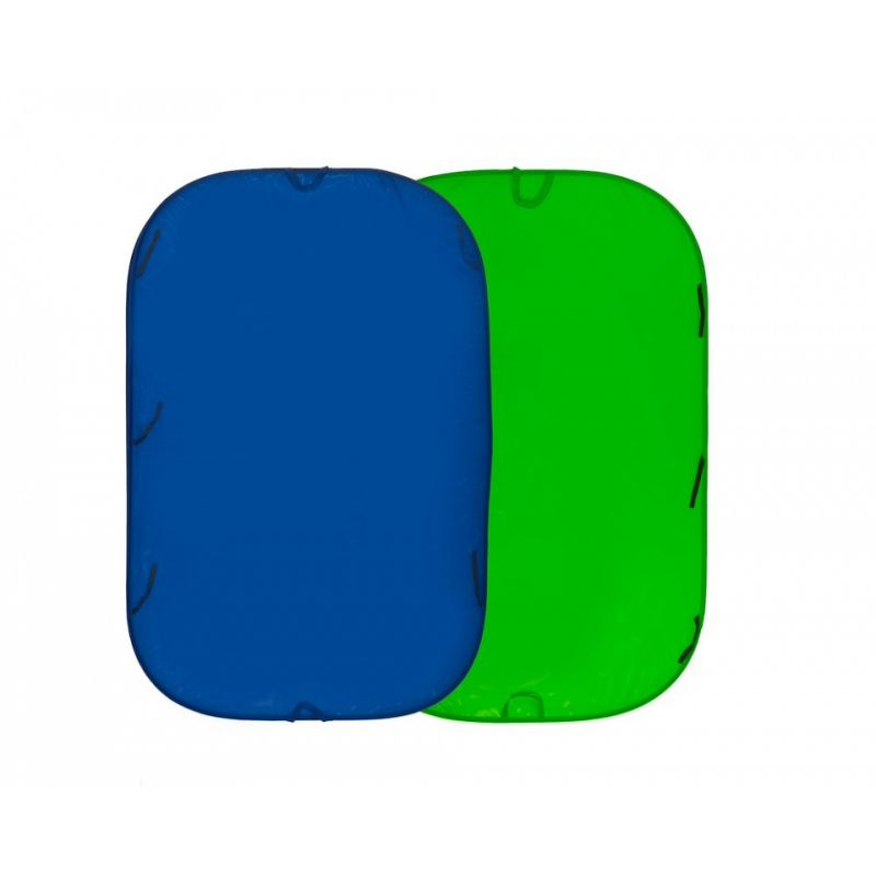 Manfrotto Fondo plegable 1,8m x 2,1m (6' x 7') Chromakey Azul / verde-FONDOS-Apodax